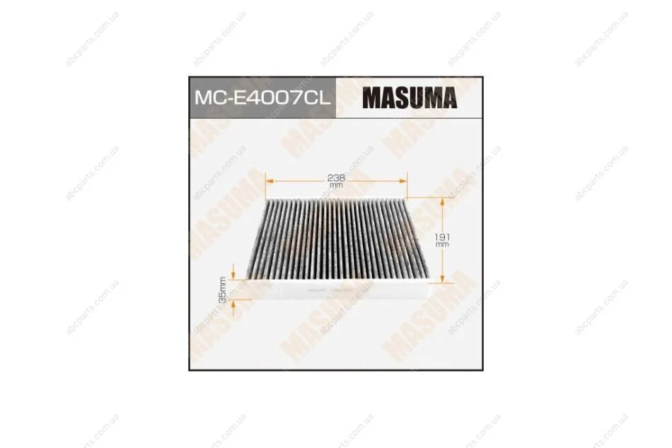 Фільтр салону (MC-E4007CL) MASUMA MCE4007CL (фото 1)
