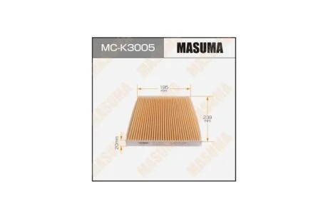 Фільтр салону AC0163 HYUNDAI / ELANTRA / V1600 V2000 06-09 (MC-K3005) MASUMA MCK3005