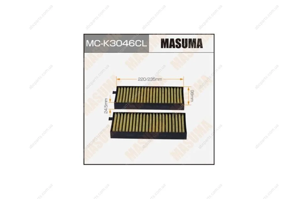 Фільтр салону (MC-K3046CL) MASUMA MCK3046CL (фото 1)