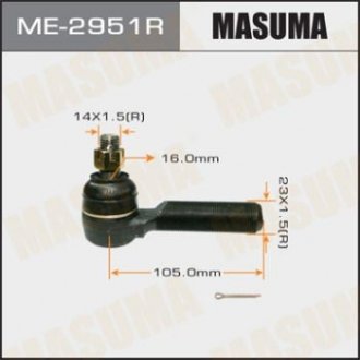 Наконечник рулевой тяги TOYOTA LAND_CRUISER 200 FJ80, HDJ81, HZJ81 MASUMA 'ME2951R