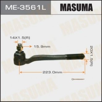 Наконечник рулевой тяги out TOYOTA LAND_CRUISER 100 ##J9#, ##N18# LH MASUMA 'ME3561L