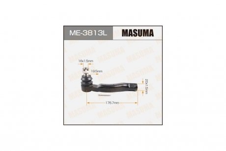 Наконечник рулевой левый LAND CRUISER 100 LEXUS LX470 2000 08- MASUMA ME3813L