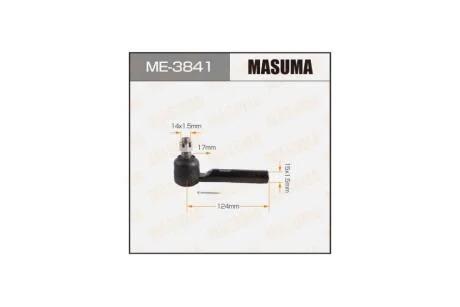 Наконечник рулевой HILUX SURF RZN21#, VXN21#TOYOTA FORTUNER (04-15), TOYOTA 4_RUNNER (02-09) (ME-3841) MASUMA ME3841