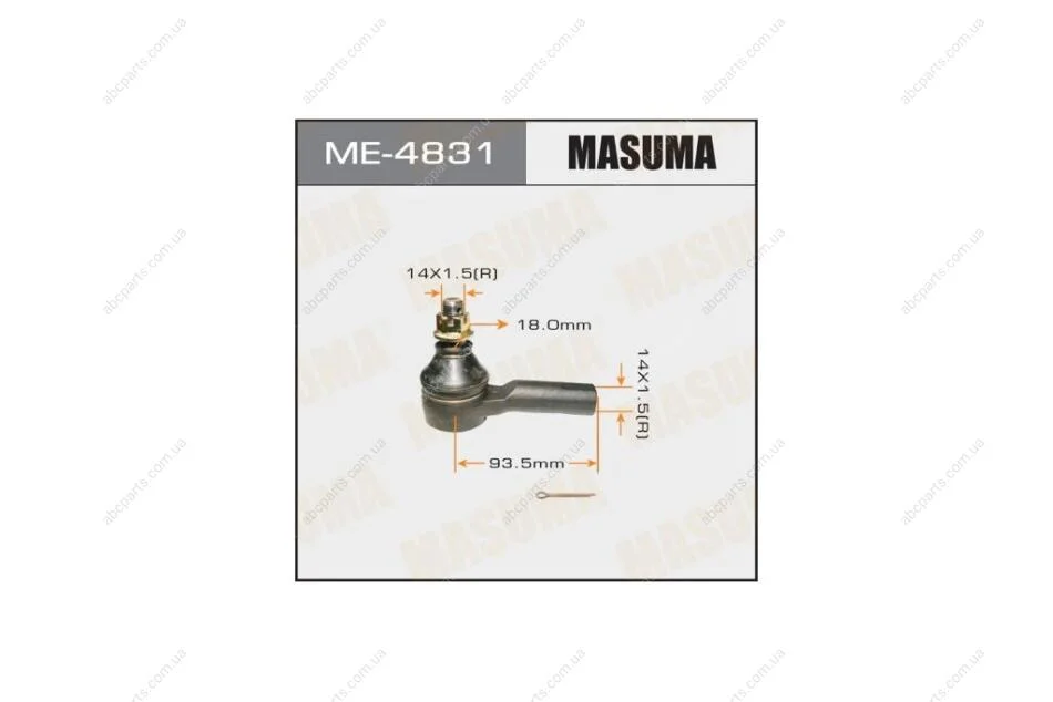 Накінечник (ME-4831) MASUMA 'ME4831 (фото 1)