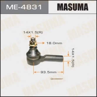 Наконечник рулевой тяги out D22, R50, T30 MASUMA 'ME4831