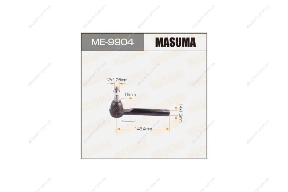 Наконечник кермовий CX-5 / KF# 17- (ME-9904) MASUMA 'ME9904 (фото 1)