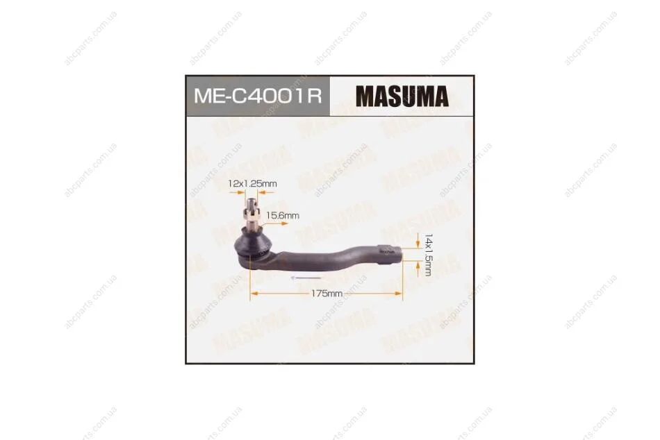 Наконечник кермовий (ME-C4001R) MASUMA MEC4001R (фото 1)