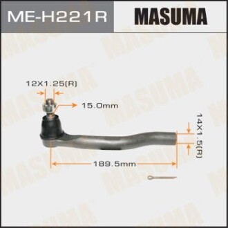 Наконечник кермовий Honda CIVIC 06- MASUMA 'MEH221R