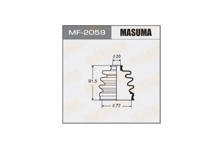 Пильовик ШРКШ зовнішнього Nissan Primera (-01) (MF-2059) MASUMA MF2059