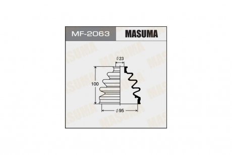 Пильовик ШРКШ зовнішнього Nissan Pathfinder (-04) (MF-2063) MASUMA MF2063