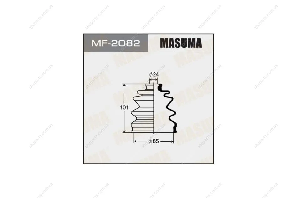 Пыльник ШРУСа внутреннего Honda Civic (-00)/ Toyota Camry (-00) (MF-2082) MASUMA MF2082 (фото 1)