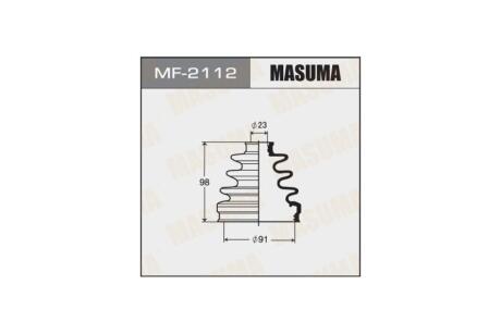 Пыльник ШРУСа HONDA CR-V III (06-14), HONDA FR-V (04-10), HONDA ACCORD VII (MF-2112) MASUMA MF2112