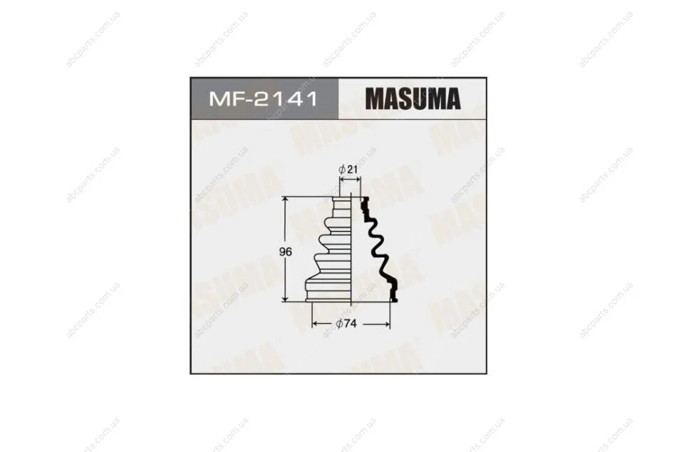 Пильовик ШРКШ внутрішнього Honda Accord (-09), Civic (-10) (MF-2141) MASUMA MF2141 (фото 1)