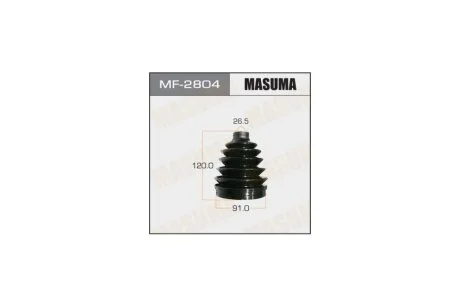 Пыльник ШРУСа наружного(пластик)+спецхомут Toyota Camry (06-11), RAV 4 (05-16) (MF-2804) MASUMA MF2804