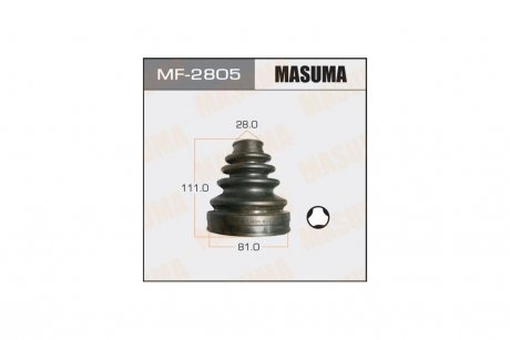 Пыльник ШРУСа внутреннего Toyota FJ Cruiser (06-09), Land Cruiser Prado (02-09) (MF-2805) MASUMA MF2805