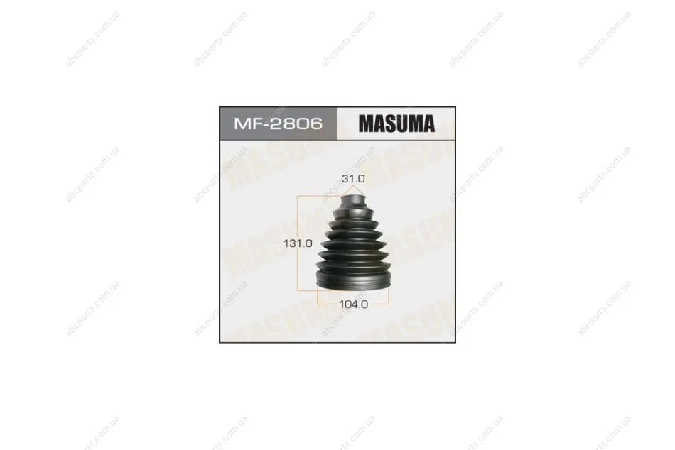 Пыльник ШРУСа (пластик)+спецхомут Toyota FJ Cruiser (06-09), Land Cruiser Prado (02-) (MF-2806) MASUMA MF2806 (фото 1)