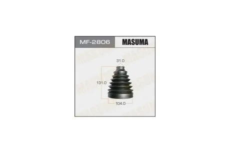 Пыльник ШРУСа (пластик)+спецхомут Toyota FJ Cruiser (06-09), Land Cruiser Prado (02-) (MF-2806) MASUMA MF2806