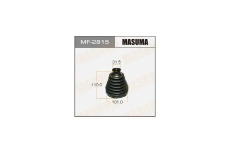 Пыльник ШРУСа внутренний(пластик)+спецхомут Toyota Land Cruiser (07-) (MF-2815) MASUMA MF2815