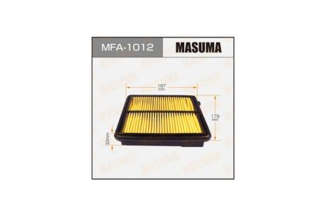Фильтр воздушный HONDA CIVIC VIII (FD, FA) 1.3 Hybrid (FA3, FD3) (06-11)/HONDA CIVIC VII (ES) 1.3 IMA (ES9) (03-05) (MFA-1012) MASUMA MFA1012