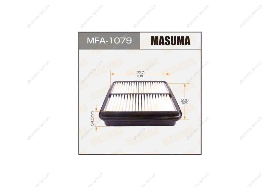 Фільтр повітряний (MFA-1079) MASUMA MFA1079 (фото 1)