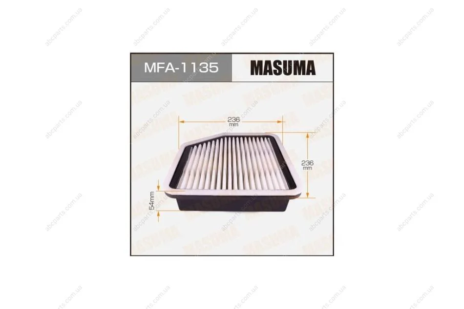 Фильтр воздушный (MFA-1135) MASUMA MFA1135 (фото 1)