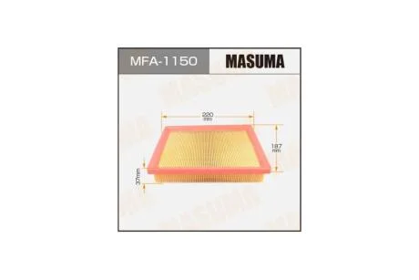 Фильтр воздушный A-1027 (MFA-1150) MASUMA MFA1150