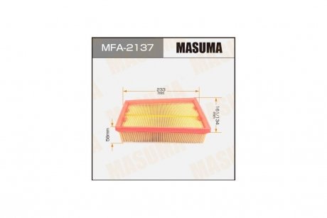 Фильтр воздушный A-2014 MASUMA MFA2137