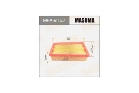 Фильтр воздушный A-2014 (MFA-2137) MASUMA MFA2137