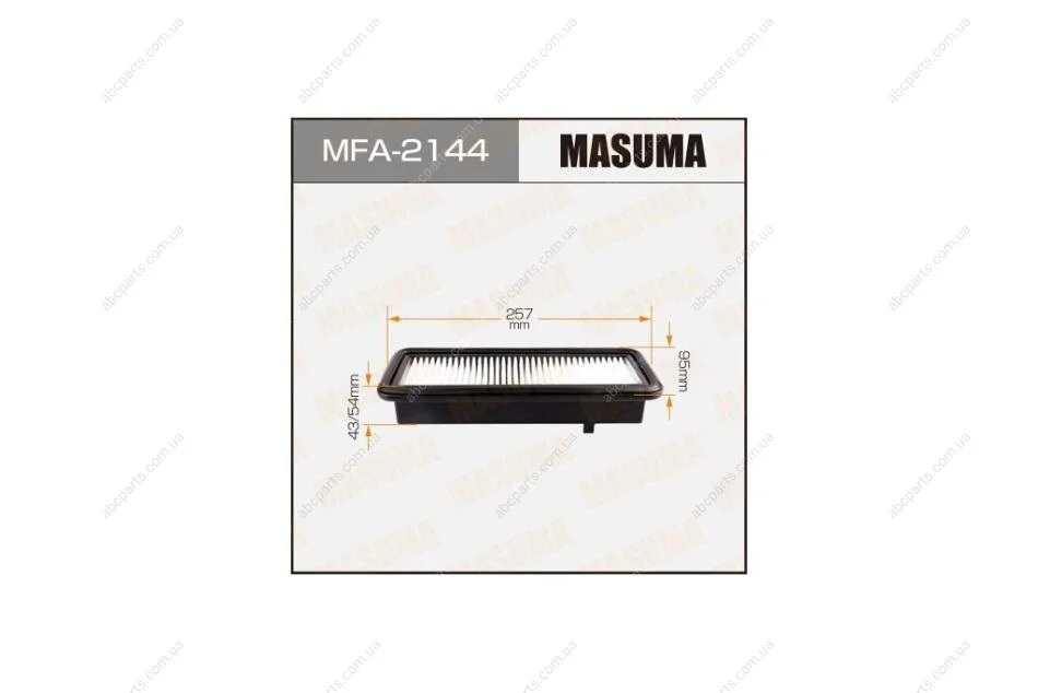 Фильтр воздушный (MFA-2144) MASUMA MFA2144 (фото 1)