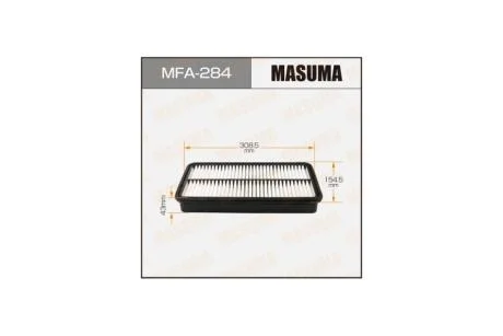 Фільтр повітряний A-161 (MFA-284) MASUMA MFA284
