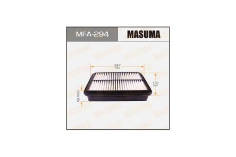 Фильтр воздушный MITSUBISHI ASX (GA_W_) 1.8 DI-D 4WD, 1.8 DI-D, 2.2 Di-D 4WD (10-18)/MITSUBISHI OUTLANDER III (MFA-294) MASUMA MFA294
