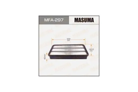Фильтр воздушный A-174 (MFA-297) MASUMA MFA297