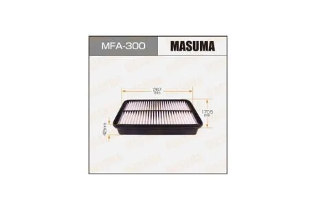 Фильтр воздушный TOYOTA COROLLA 1.8 (01-07) (MFA-300) MASUMA MFA300