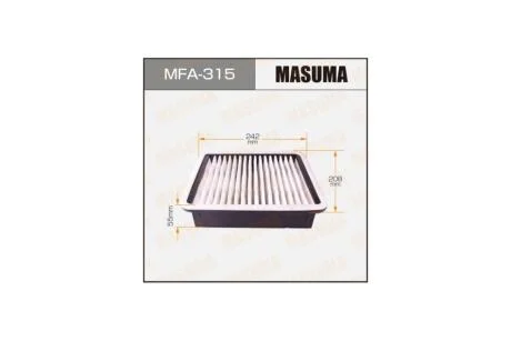 Фільтр повітряний (MFA-315) MASUMA MFA315