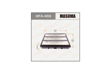 Фильтр воздушный A-346 (MFA-469) MASUMA MFA469