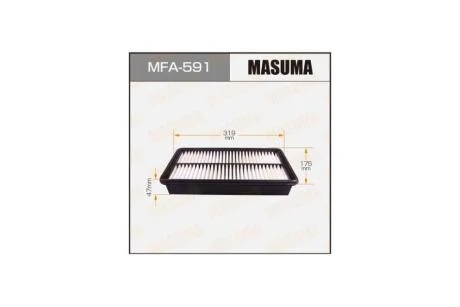 Фільтр повітряний A-468V (MFA-591) MASUMA MFA591