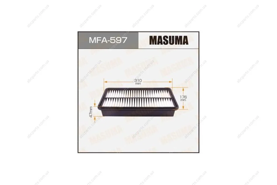 Фільтр повітряний (MFA-597) MASUMA MFA597 (фото 1)