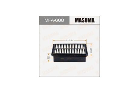 Фільтр повітряний Mazda 3, CX-3, CX-30 1.8D/2.0H (18-) MASUMA 'MFA608