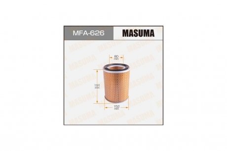 Фільтр повітряний MASUMA MFA626