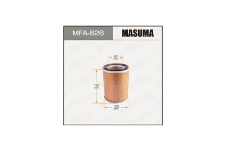Фильтр воздушный (MFA-626) MASUMA MFA626