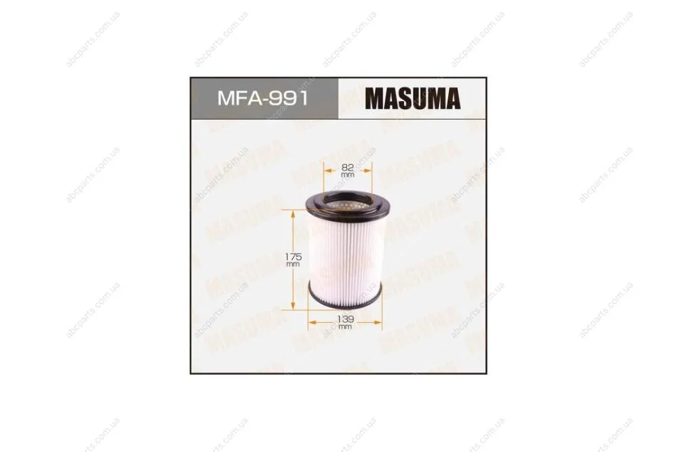 Фільтр повітряний (MFA-991) MASUMA MFA991 (фото 1)