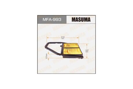 Фильтр воздушный HONDA FR-V (BE) 1.7 (BE1) (04-09) (MFA-993) MASUMA MFA993