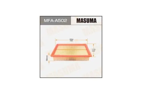 Фільтр повітряний (MFA-A502) MASUMA MFAA502