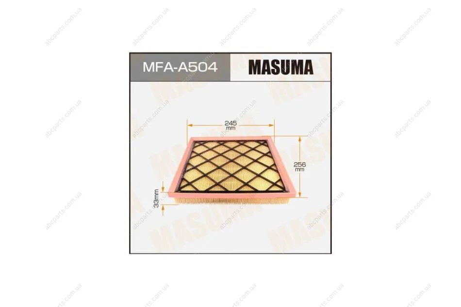 Фільтр повітряний (MFA-A504) MASUMA MFAA504 (фото 1)