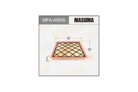 Фильтр воздушный CHEVROLET/ CRUZE/ V2000 09-OPEL ASTRA J (MFA-A505) MASUMA MFAA505