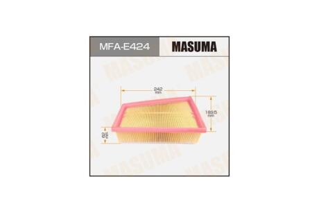 Фильтр воздушный A0459 RENAULT/ MEGANE II/ V1600 08- (MFA-E424) MASUMA MFAE424