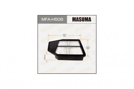 Фильтр воздушный A8512 HONDA/ ACCORD/ V2400 08- MASUMA MFAH508