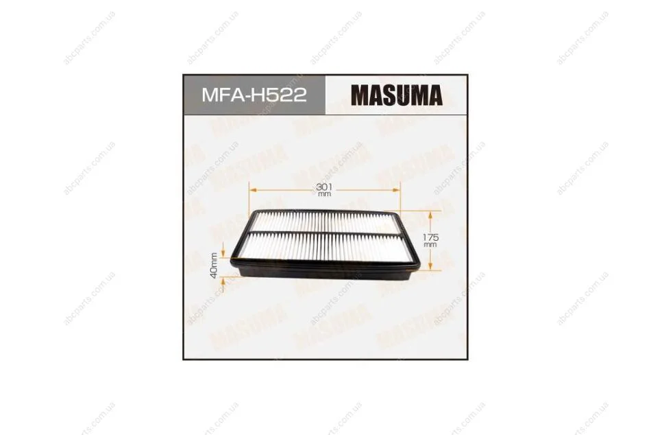 Фильтр воздушный A8520 HONDA/ PILOT 2009- (MFA-H522) MASUMA MFAH522 (фото 1)