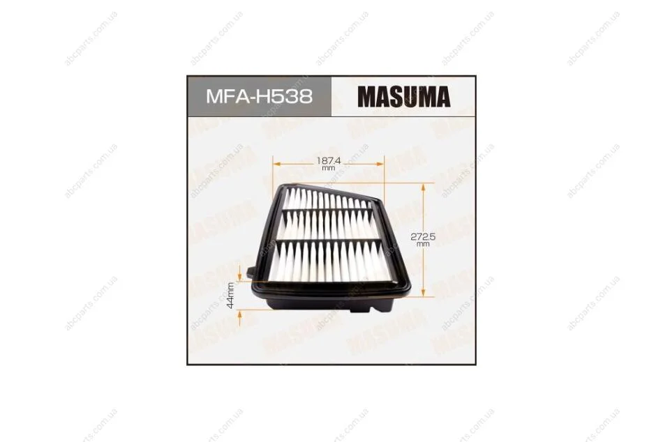 Фильтр воздушный Honda CR-V 2.4 (17-) (MFA-H538) MASUMA MFAH538 (фото 1)