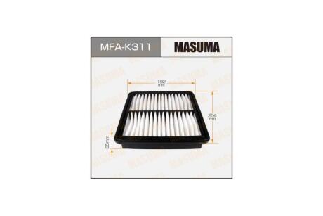 Фильтр воздушный DAEWOO/ MATIZ/ V800, V1000 98- (MFA-K311) MASUMA MFAK311